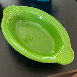 Fiestaware shamrock casserole dish